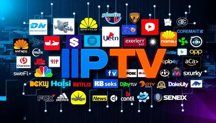 Modern IPTV UK streaming with IPTV Smarters Pro on multiple devices showing British channels