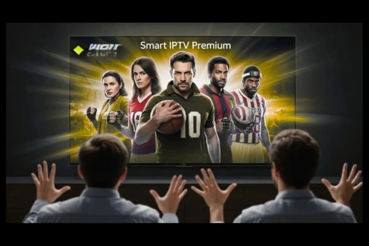 IPTV UK channels including Sky Sports, BBC, ITV displayed on IPTV Smarters Pro interface