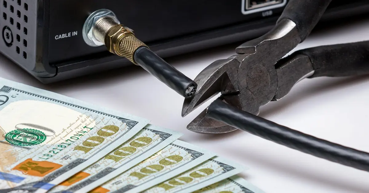 Traditional UK TV setup showing limitations compared to modern IPTV UK services