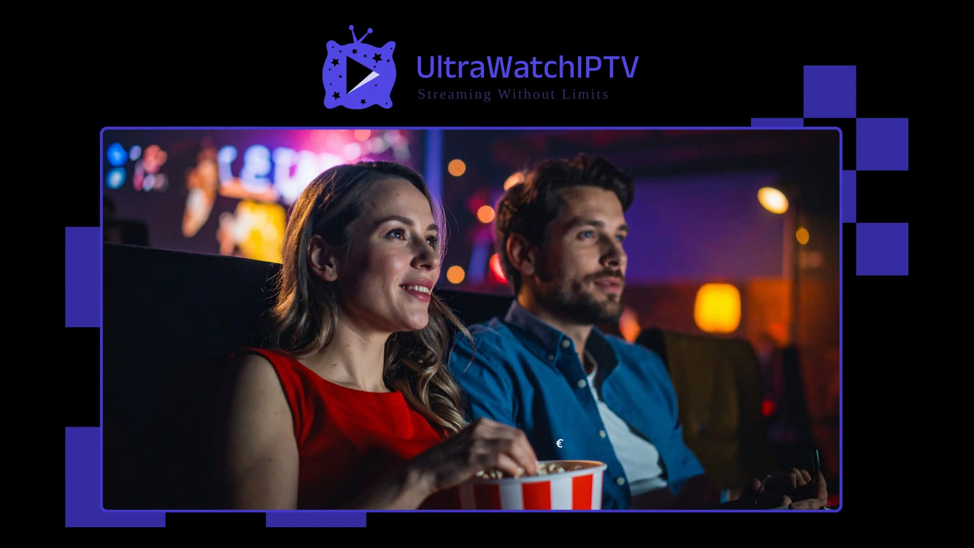 Extensive UK film library British IPTV film streaming on tablet